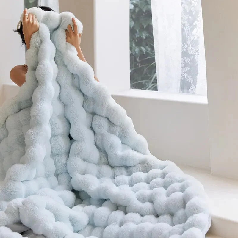 Coperta Morbida Effetto Pelliccia Reversibile Elegante | Casaloro