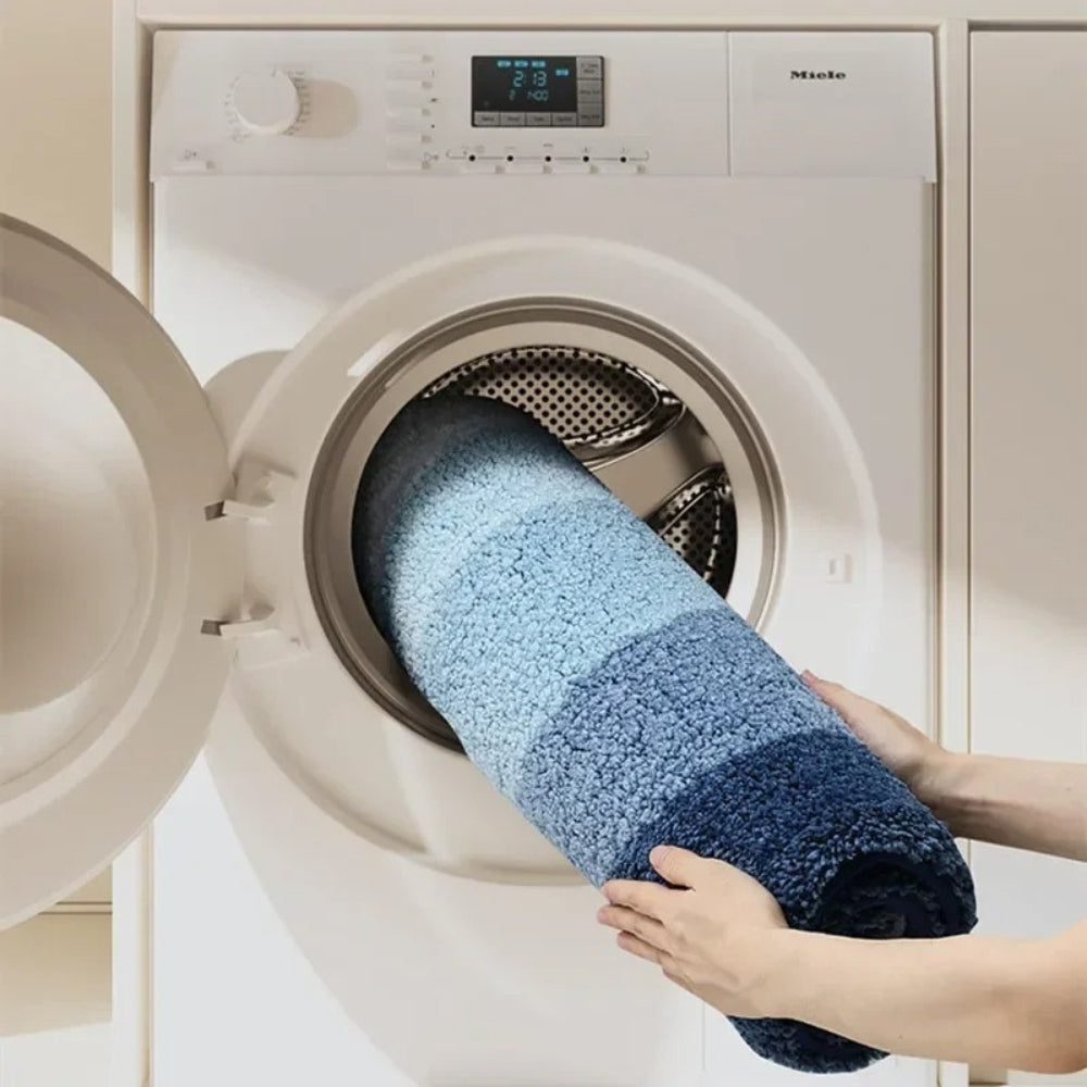 Tappeto Bagno Onde Assorbente Antiscivolo Morbido Lavabile | Luceria