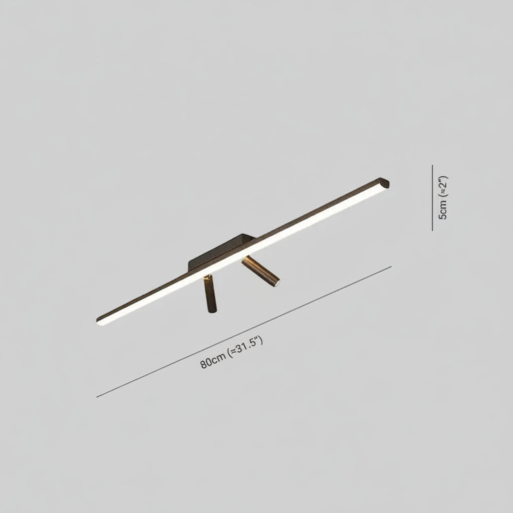 Plafoniera LED Lineare Moderna da Soffitto | Lineanova