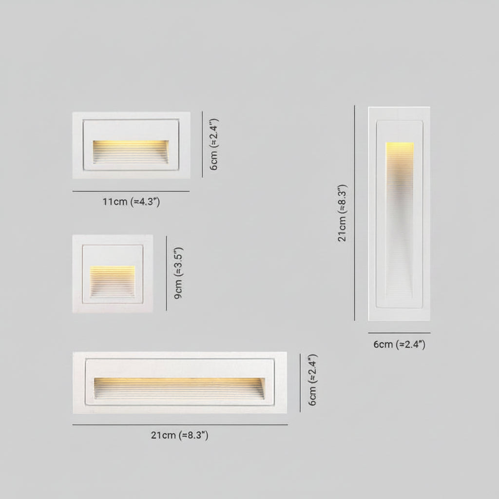 Lampada da Parete LED da Incasso per Scale | Scaloria
