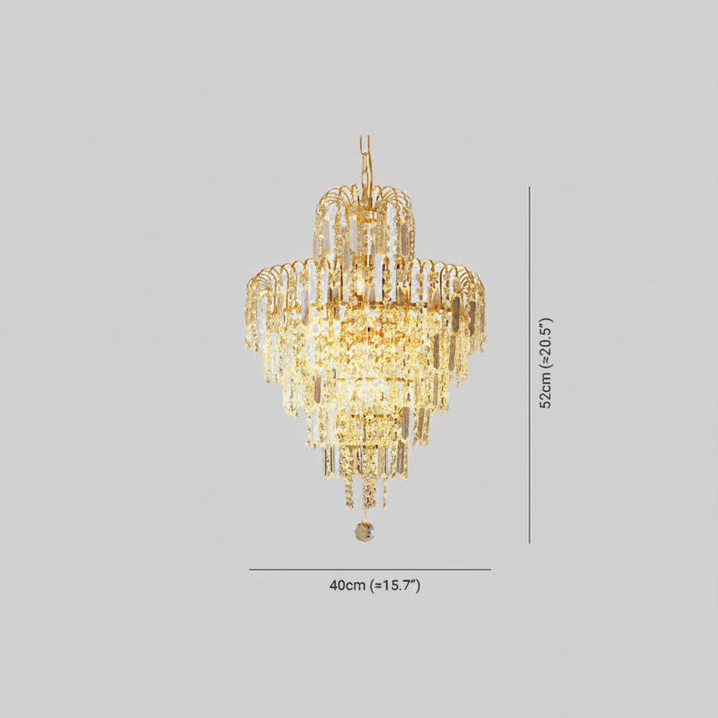 Lampadario LED Cristallo Plafoniera Da Soffitto Per Interni | Lucedora