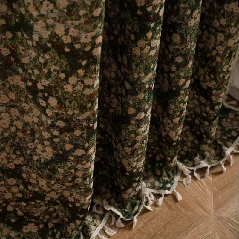 Tenda Floreale Oscurante con Motivo Botanico Classico | Fioravela
