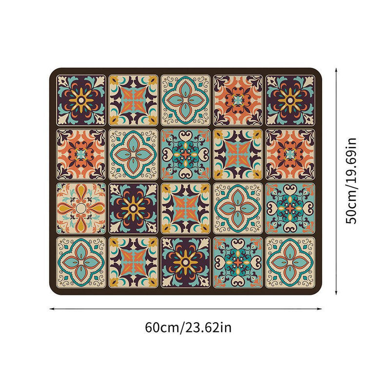 Tappetino Protettivo Decorativo per Lavatrice Stile Marocchino | Maiorica