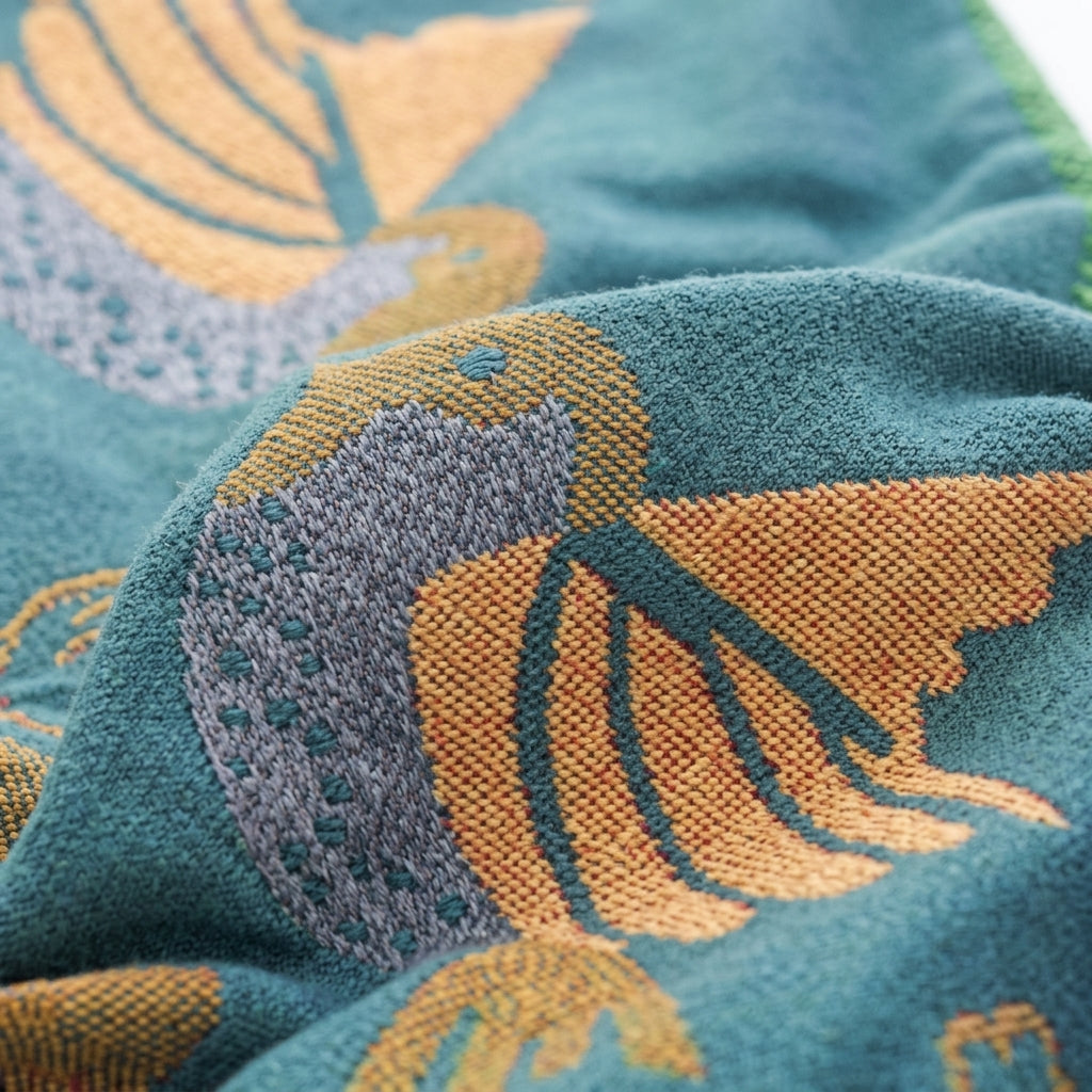 Federa Cuscino Decorativa con Uccelli Floreali | Aviora