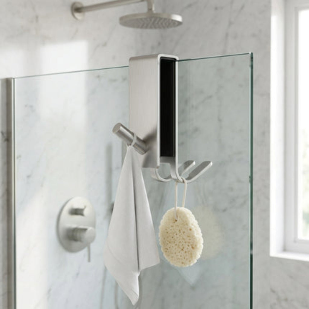 Gancio Porta Doccia Doppio Acciaio Inox | Norvexi
