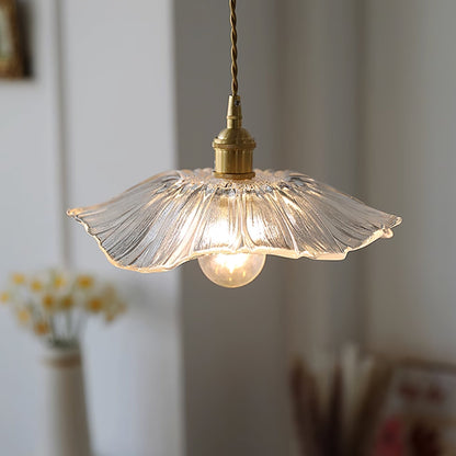Vintage Fiore Paralume Scolpito LED Lampada a Sospensione | Monteoro