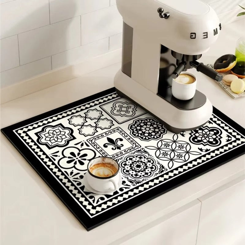 Tappetino Asciugapiatti Decorativo Antiscivolo Cucina | Ceramixa