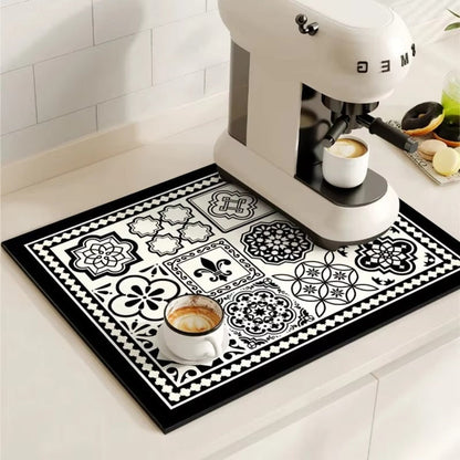 Tappetino Asciugapiatti Decorativo Antiscivolo Cucina | Ceramixa