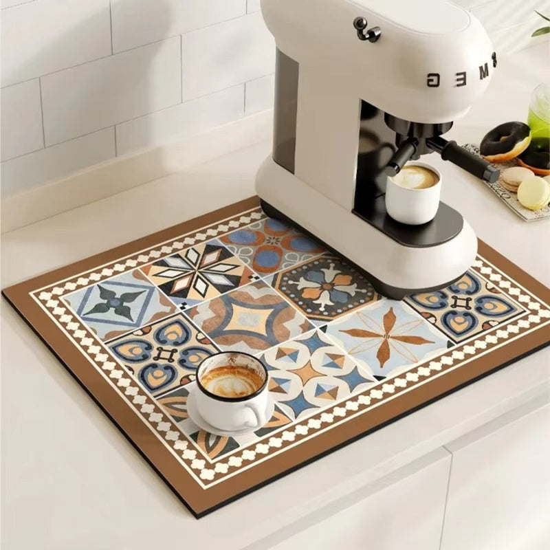 Tappetino Asciugapiatti Decorativo Antiscivolo Cucina | Ceramixa