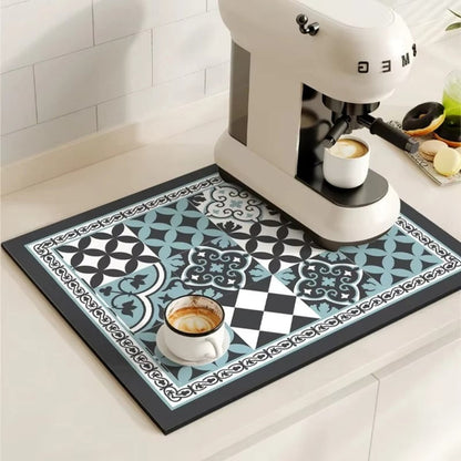 Tappetino Asciugapiatti Decorativo Antiscivolo Cucina | Ceramixa