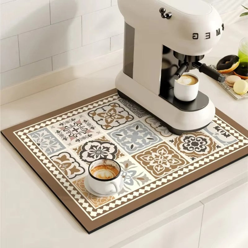 Tappetino Asciugapiatti Decorativo Antiscivolo Cucina | Ceramixa