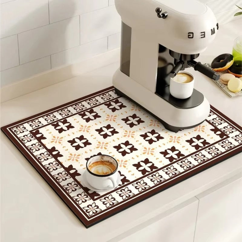 Tappetino Asciugapiatti Decorativo Antiscivolo Cucina | Ceramixa