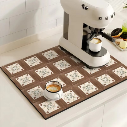 Tappetino Asciugapiatti Decorativo Antiscivolo Cucina | Ceramixa