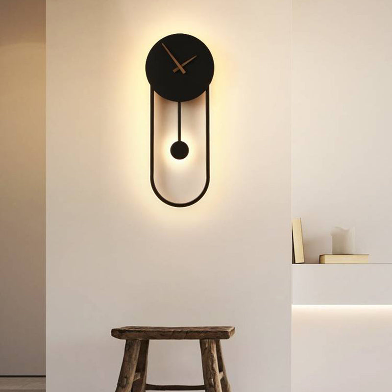 Lampada LED Circolare da Parete con Design Orologio | Bellavista