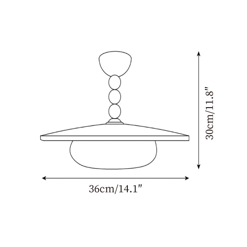 Lampada da Soffitto Moderna in Marmo e Rame | Lucerosa