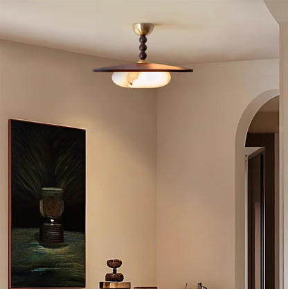 Lampada da Soffitto Moderna in Marmo e Rame | Lucerosa