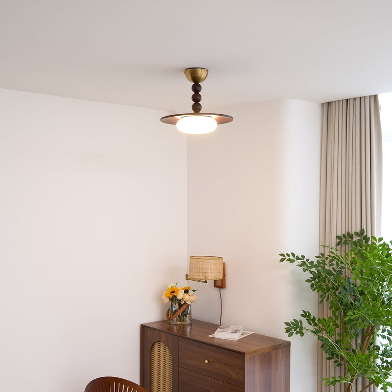 Lampada da Soffitto Moderna in Marmo e Rame | Lucerosa