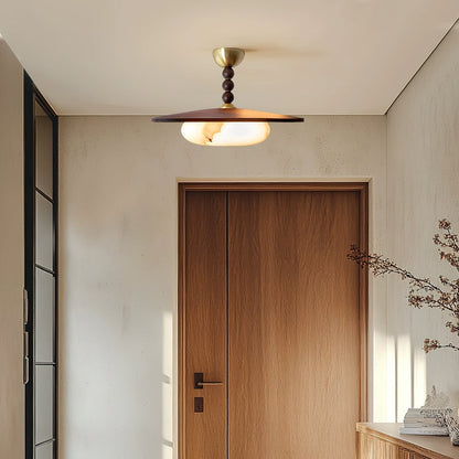 Lampada da Soffitto Moderna in Marmo e Rame | Lucerosa