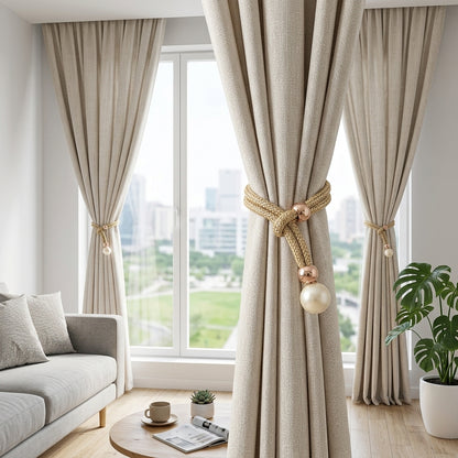 Fermatenda Intrecciato Regolabile con Perla Decorativa | Avelqis