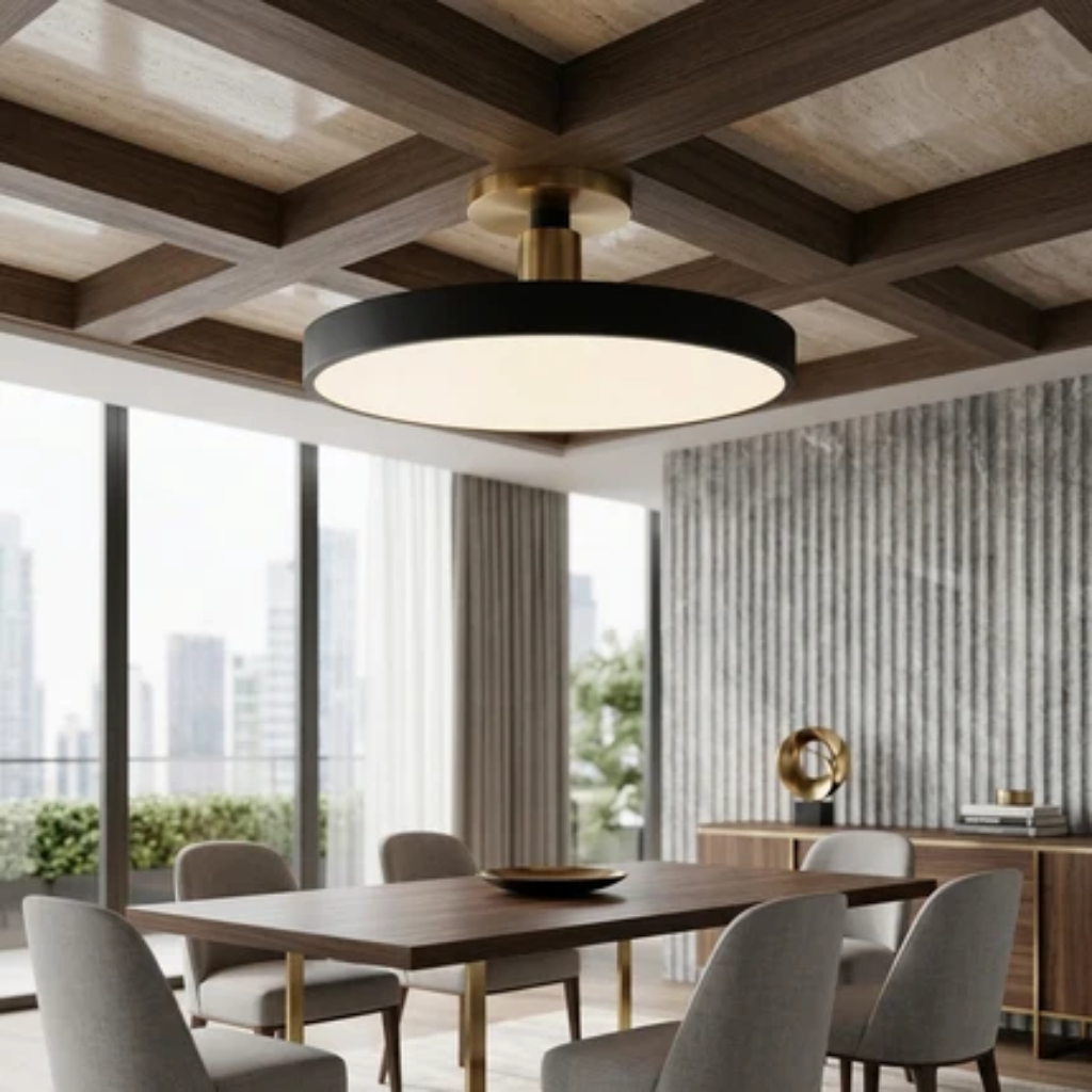 Lampada LED Rotonda da Soffitto Moderna a Montaggio Superficiale | Bellabelvedere
