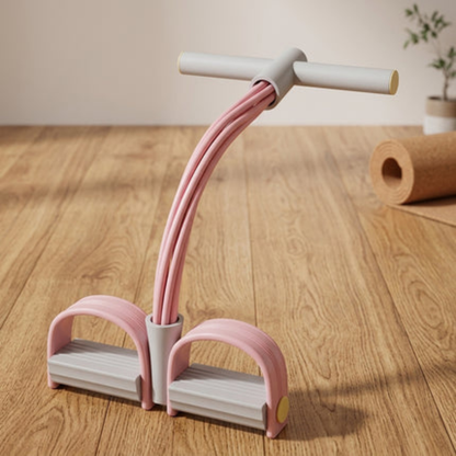 Fasce Elastiche a Sei Tubi con Pedali per Esercizi di Forza Completa | Favarina