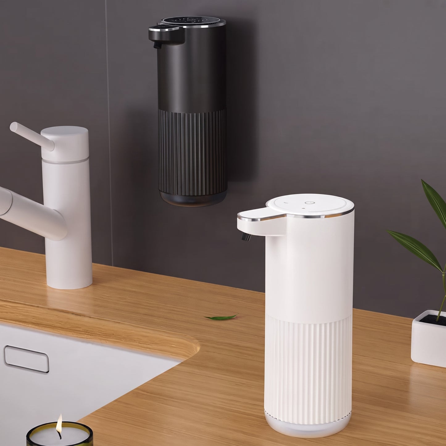 Dispenser Automatico di Sapone 360 ml con Sensore | Kirevon