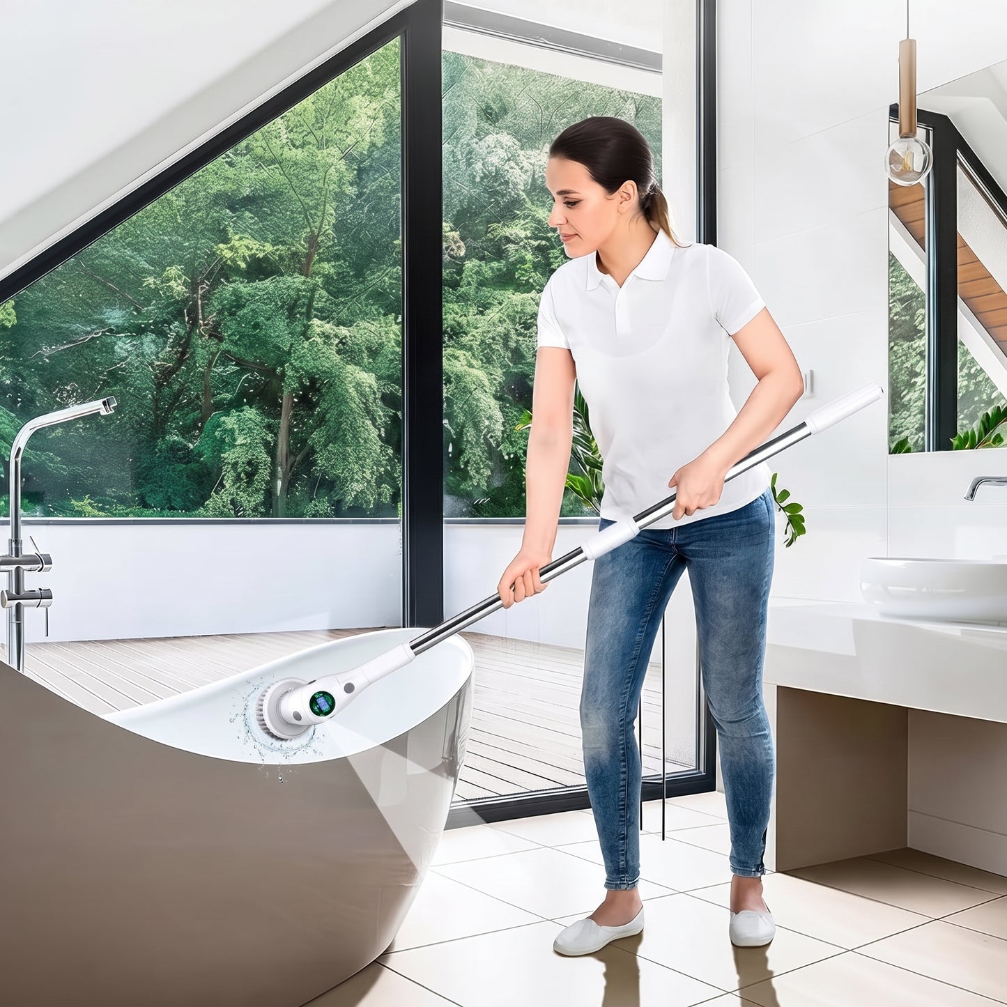 Spazzola Elettrica Multifunzione 8 in 1 per Pulizia | Veltrixon