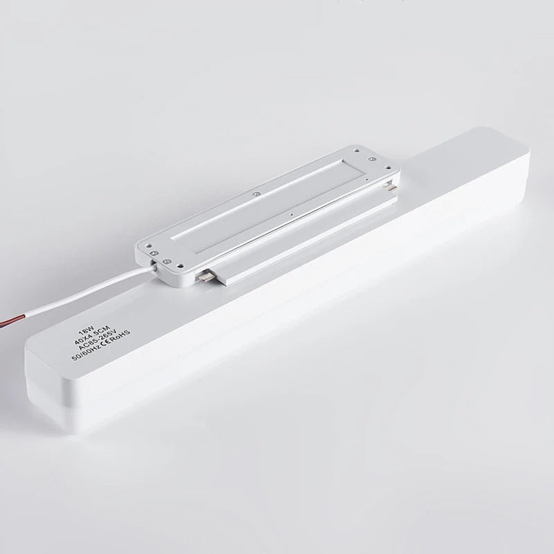 Lampada LED Sottile Da Parete Per Specchi Bagno Con Design Rettangolare Moderno | Colleverde
