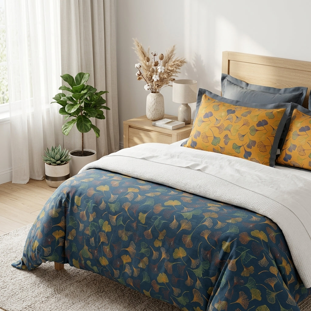 Federa Decorativa Floreale in Cotone per Cuscino Letto | Fiorensia