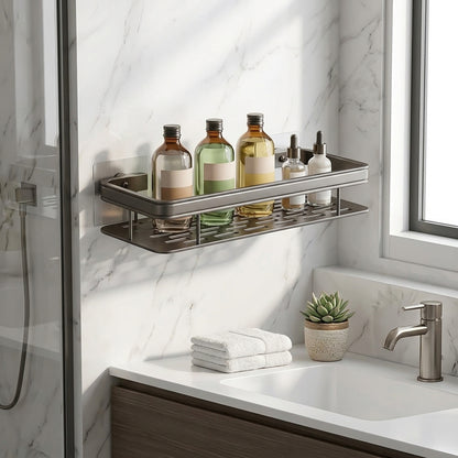 Mensola da Bagno Angolare Senza Foratura da Parete | Bagnovivo