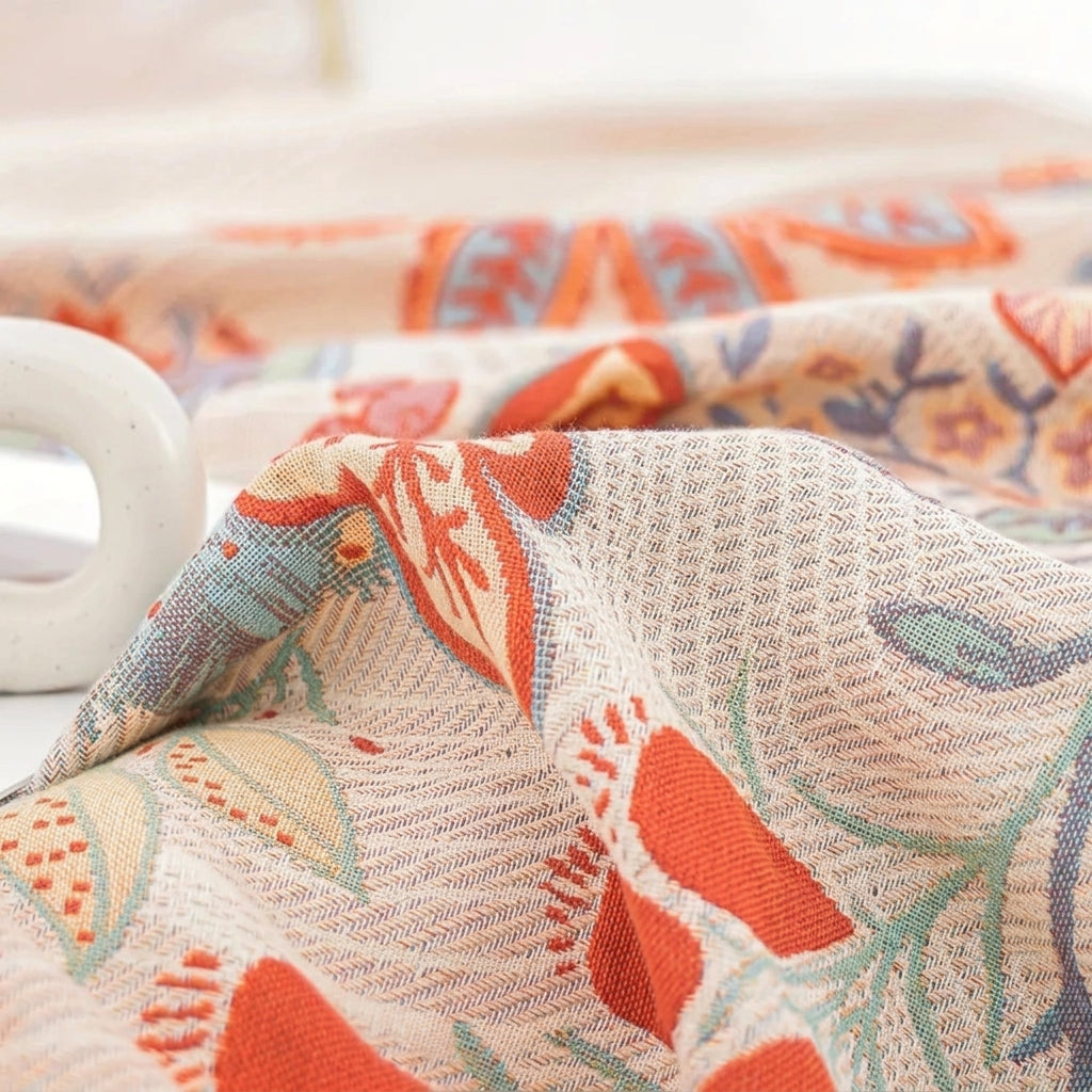 Coperta Floreale Reversibile per Letto Divano | Fiorenza