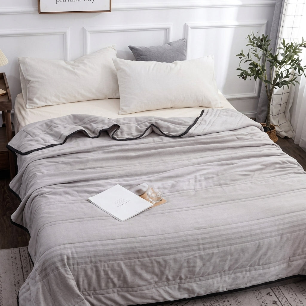 Trapunta Estiva Trapuntata Tinta Unita per Letto | Serenova