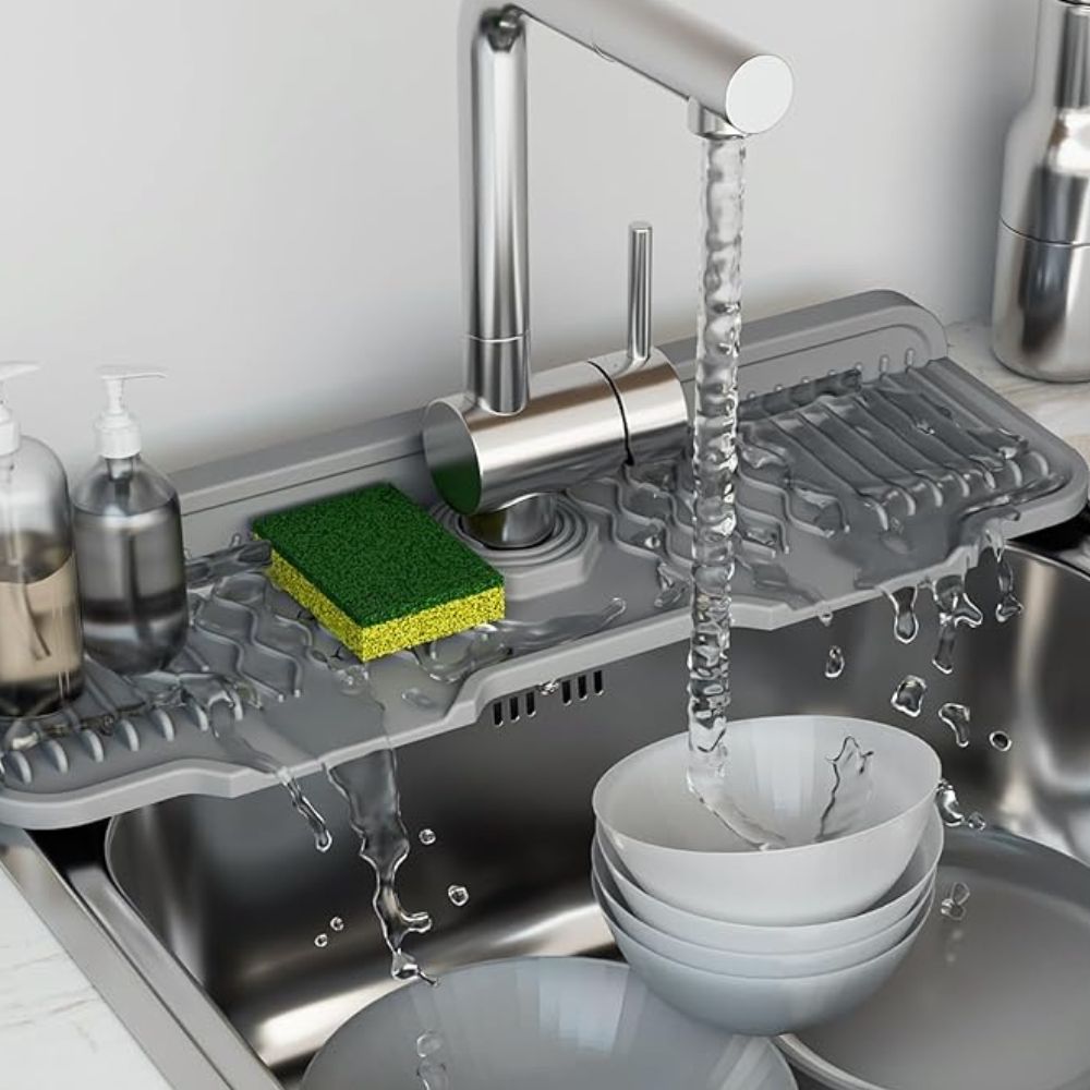 Tappetino Lavello Silicone Drenante Rubinetto Cucina Universale | Luminoro