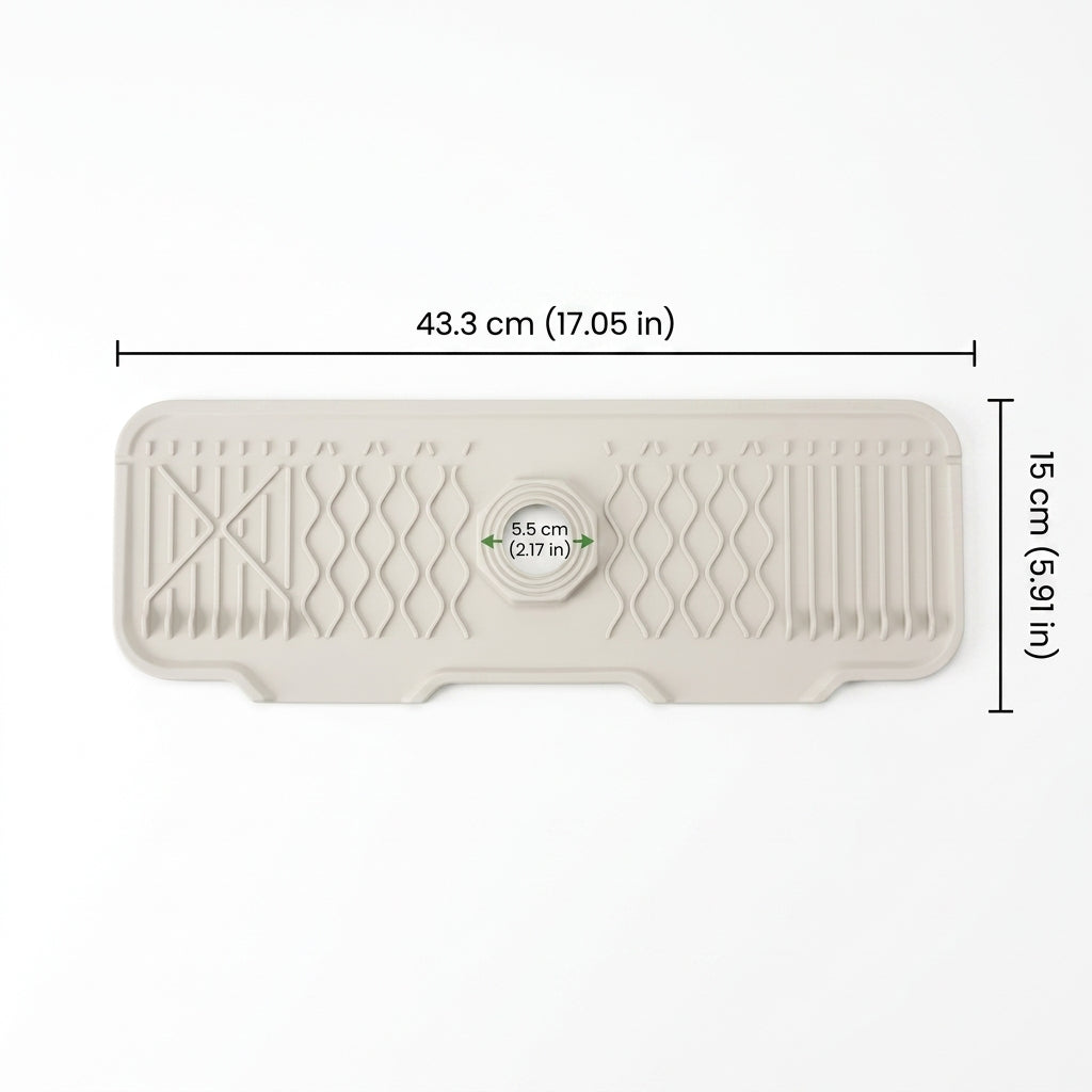 Tappetino Lavello Silicone Drenante Rubinetto Cucina Universale | Luminoro
