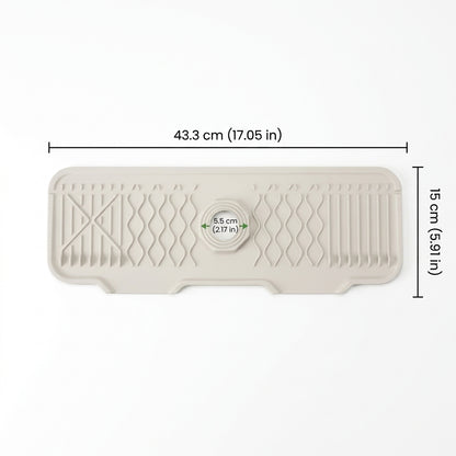 Tappetino Lavello Silicone Drenante Rubinetto Cucina Universale | Luminoro