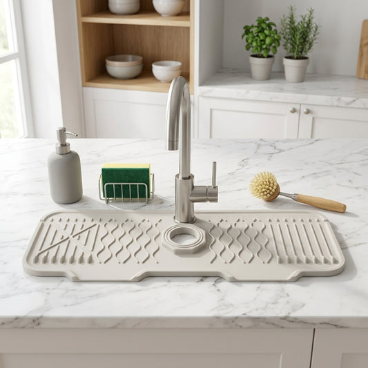 Tappetino Lavello Silicone Drenante Rubinetto Cucina Universale | Luminoro