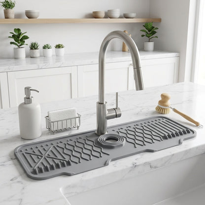 Tappetino Lavello Silicone Drenante Rubinetto Cucina Universale | Luminoro