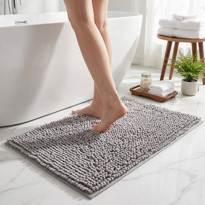 Tappeto Bagno Chenille Morbido Assorbente Antiscivolo Lavabile | Bellamonte