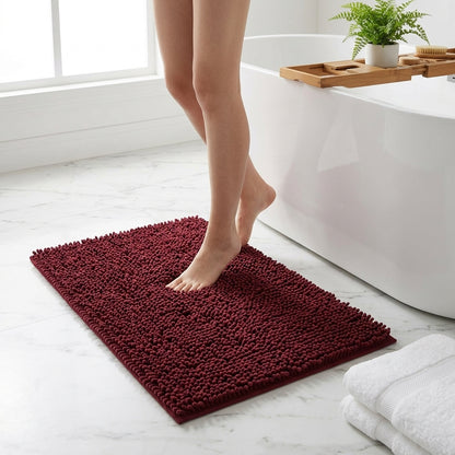 Tappeto Bagno Chenille Morbido Assorbente Antiscivolo Lavabile | Bellamonte