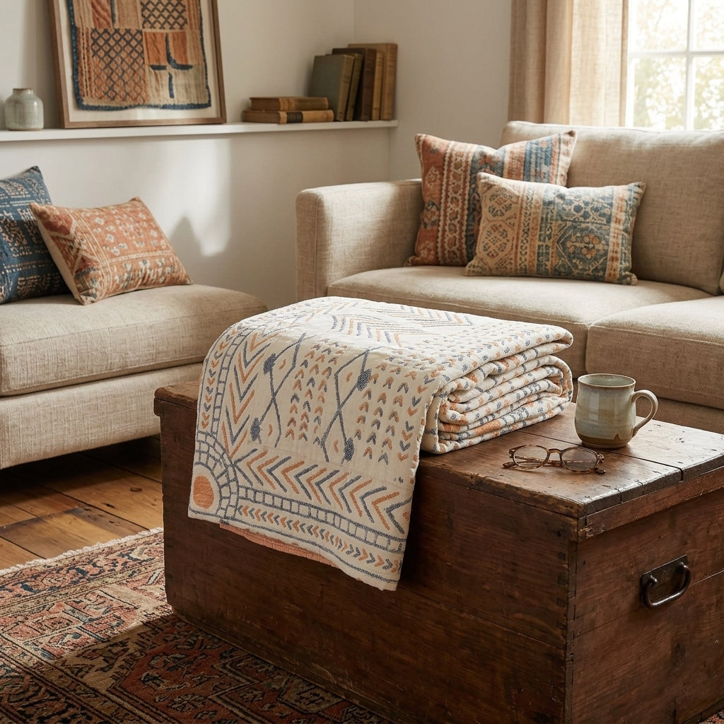 Plaid Reversibile Morbido per Divano Letto Decorativo | Casaverde