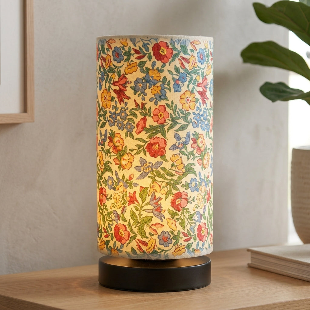 Lampada da Tavolo Floreale Botanica con Paralume Decorativo | Bellafiaba