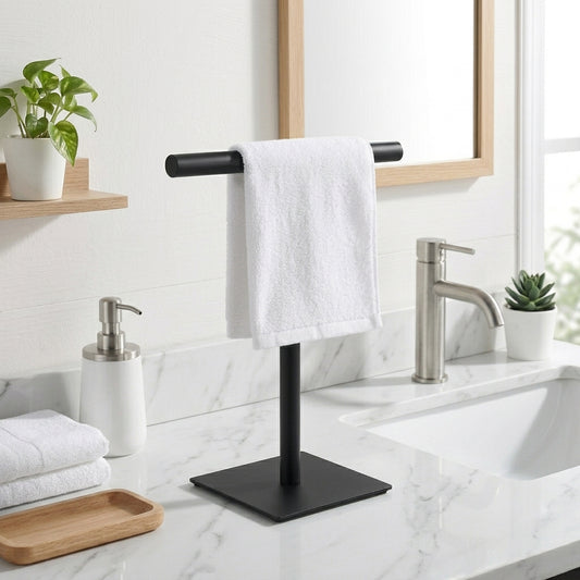 Freestanding da Bagno Porta Asciugamani da Piano Stabile | Vallanova
