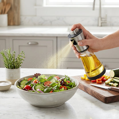 Bottiglia Spray Olio da Cucina con Nebulizzatore Fine | Fontedivina