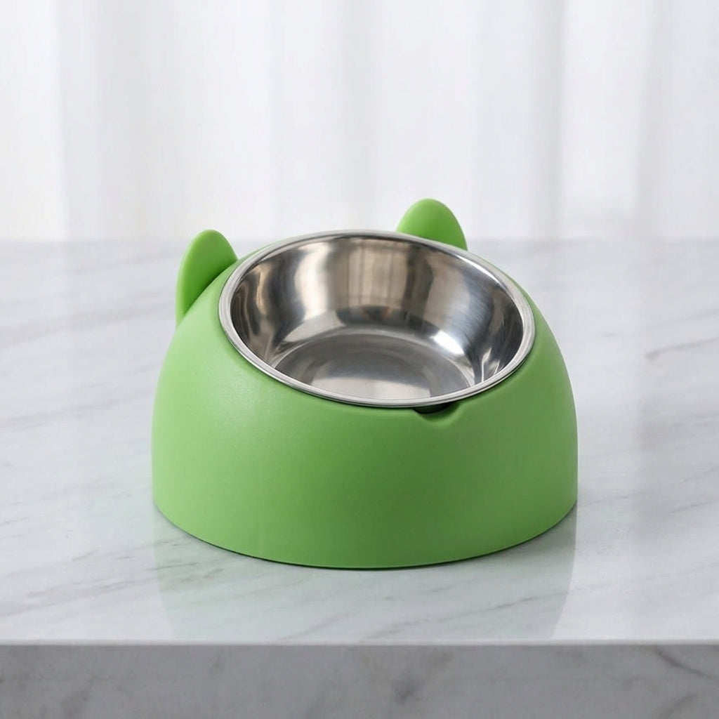 Design Inclinato per Gatti Antiscivolo Ciotola Rialzata | Pietradora