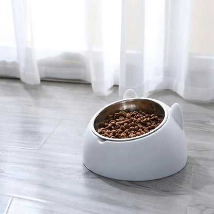 Design Inclinato per Gatti Antiscivolo Ciotola Rialzata | Pietradora