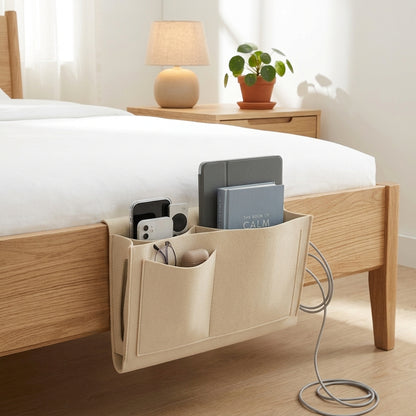Organizer Letto Multitasche Portaoggetti con Tasche e Portacavi | Montefresco