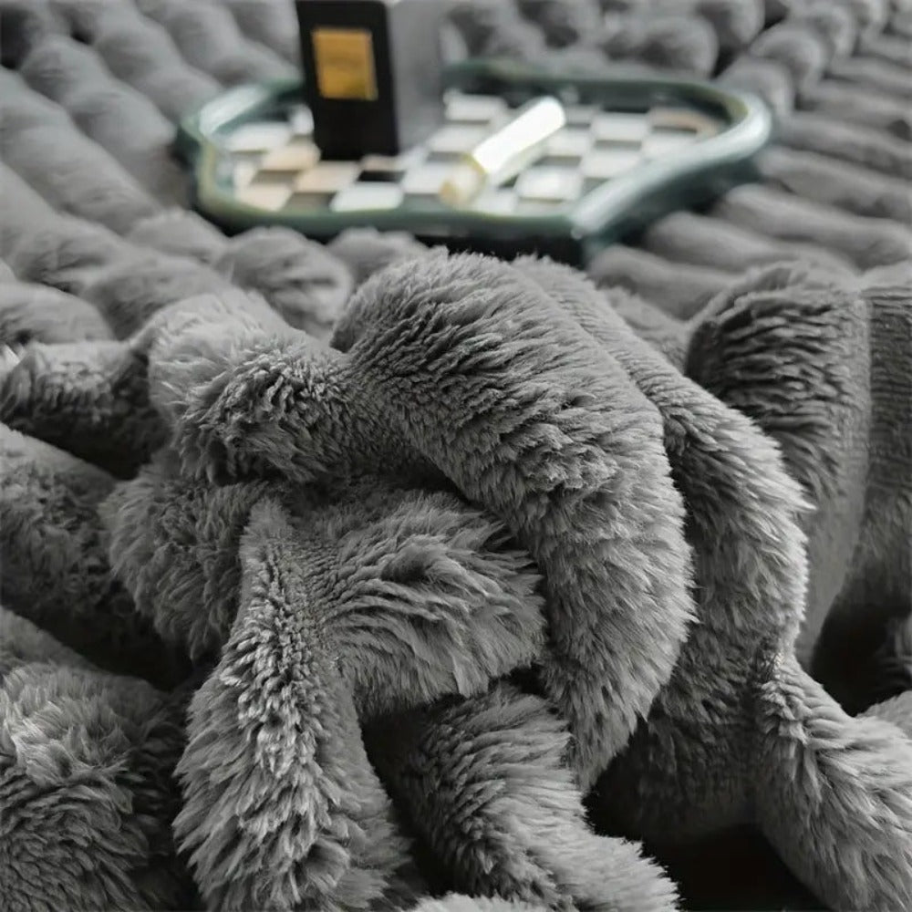 Morbida Coperta A Righe Soffice Decorativa Casa | Bellasole