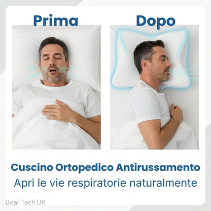 Cuscino Ergonomico Antirussamento Supporto Collo Testa | Arenzano