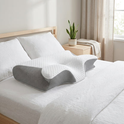 Cuscino Ergonomico Sagomato in Memory Foam per Dormire | Astorina