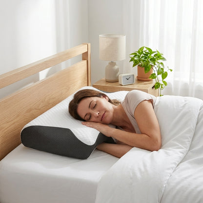 Cuscino Ergonomico Sagomato in Memory Foam per Dormire | Astorina